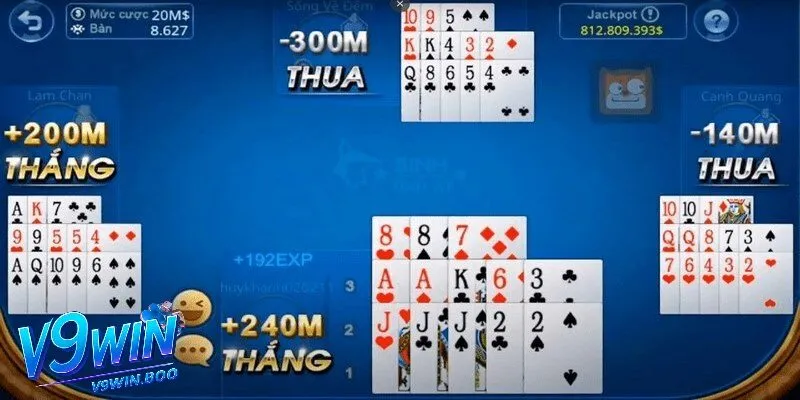 Hướng dẫn chi tiết cách chơi mậu binh v9win